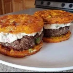 Blueberry Sauce and Cheese English Muffin