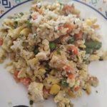 3 points Open faced chicken salad sandwich